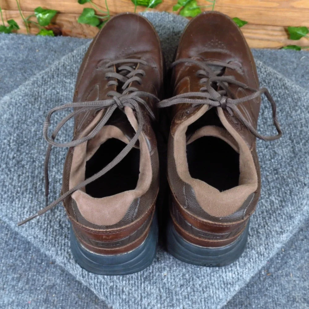 New Balance 928v3 Mens Walking Shoes 14 Stability Motion Control Brown Leather